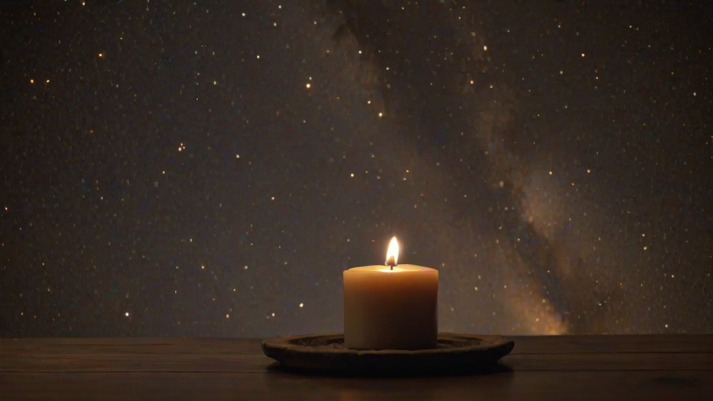 The Candle Illuminates in All Directions